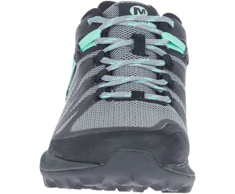 Merrell Hiking Shoes Black - Zion FST - Womens 94QRLAPOM